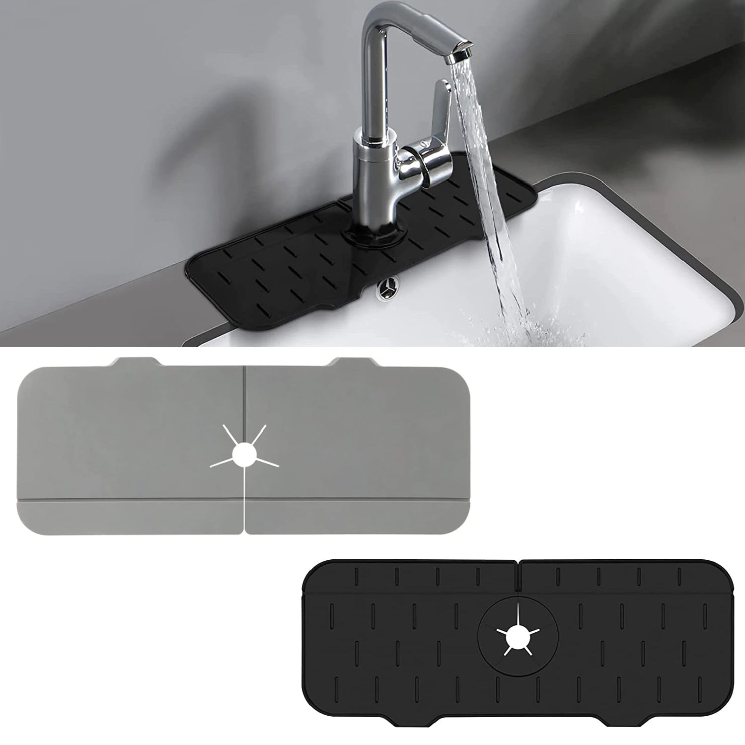 4914 Silicone Sink Faucet Pad, Drip Protector Splash Countertop, Rubber Drying Mat, Sink Splash Guard for Kitchen Bathroom Bar. DeoDap 4914 Silicone Sink Faucet Pad, Drip Protector Splash Countertop, Rubber Drying Mat, Sink Splash Guard for Kitchen Bathroom Bar. DeoDap